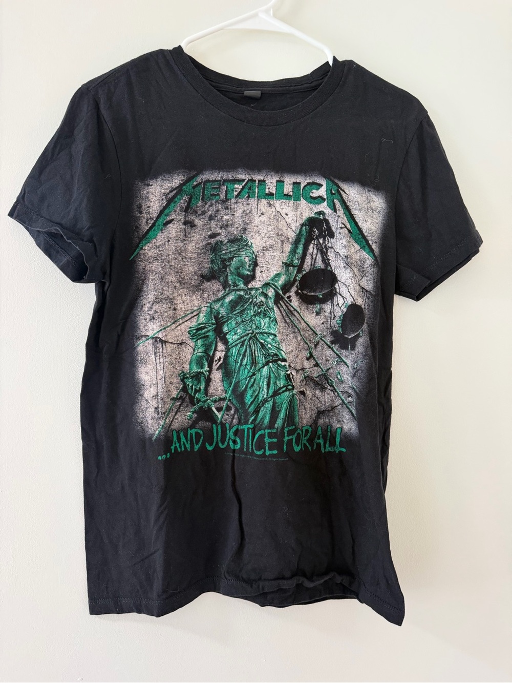 ...And Justice For All Graphic Tee - Black/Green